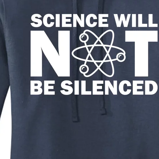 Science Will Not Be Silenced Women's Pullover Hoodie