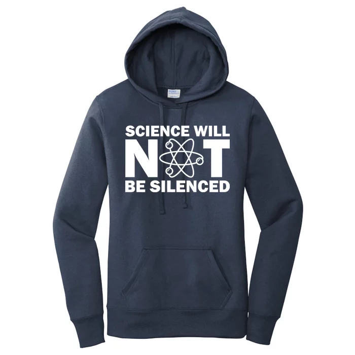 Science Will Not Be Silenced Women's Pullover Hoodie