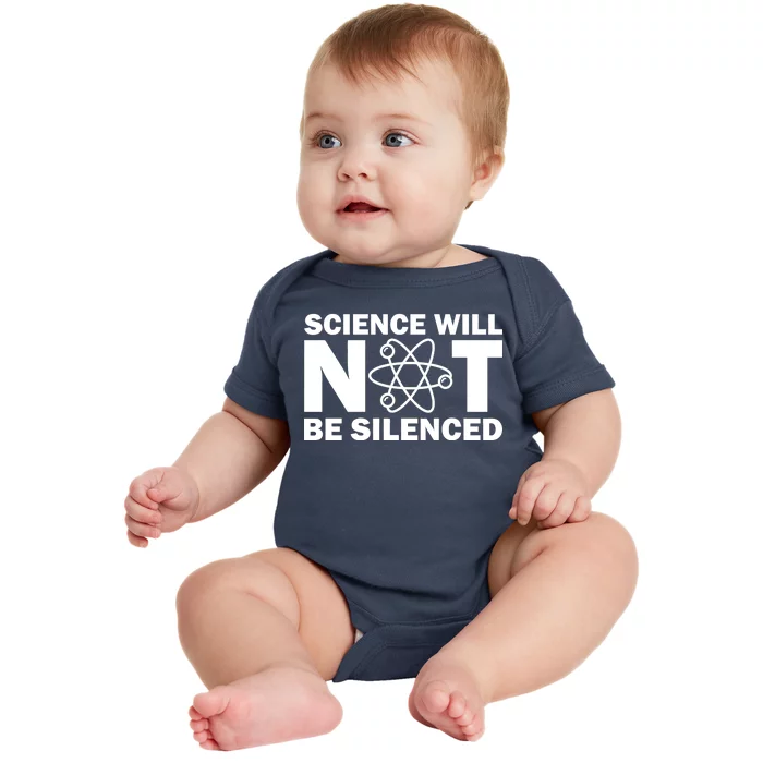 Science Will Not Be Silenced Baby Bodysuit