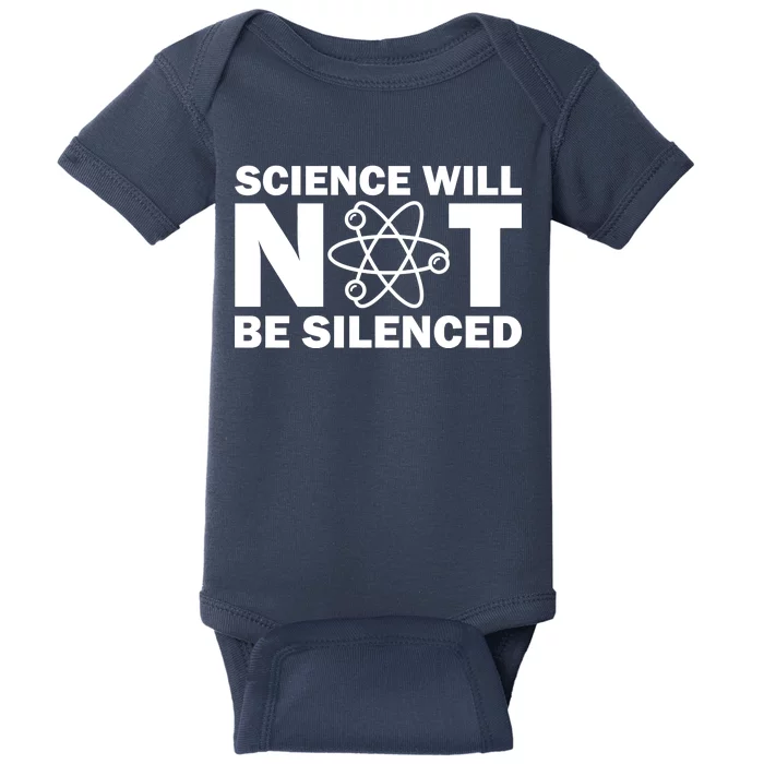 Science Will Not Be Silenced Baby Bodysuit