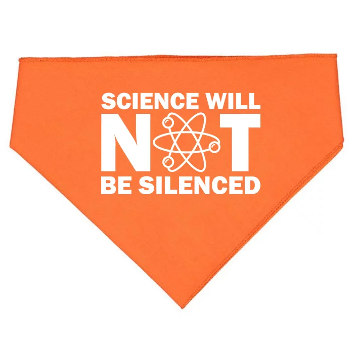 Science Will Not Be Silenced USA-Made Doggie Bandana