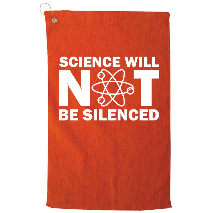 Science Will Not Be Silenced Platinum Collection Golf Towel