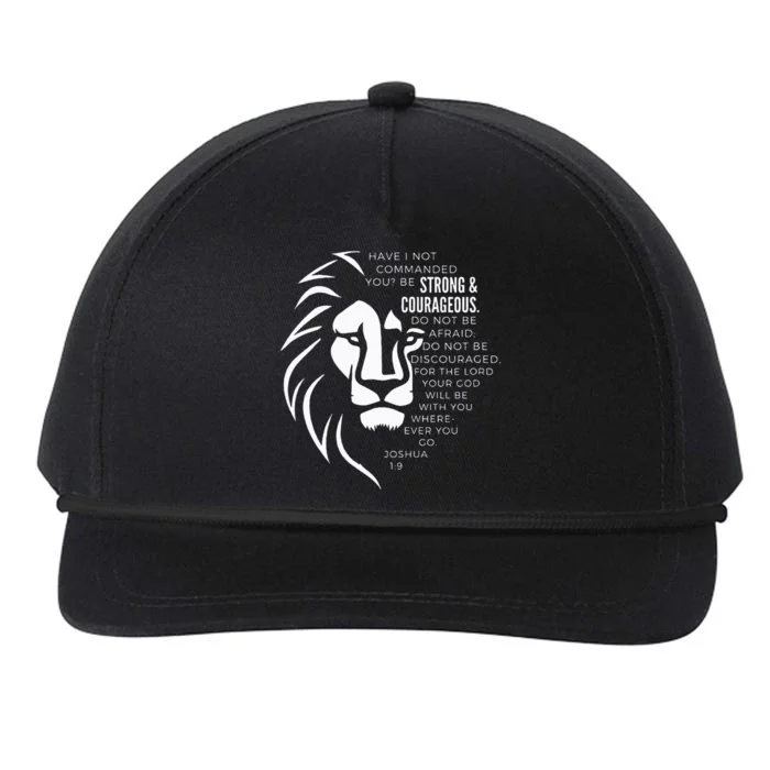 Strong & Courageous Joshua 19 Snapback Five-Panel Rope Hat