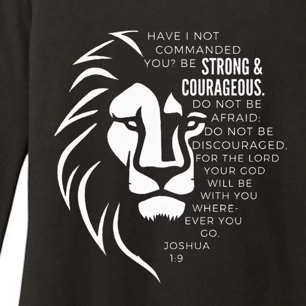 Strong & Courageous Joshua 19 Womens CVC Long Sleeve Shirt