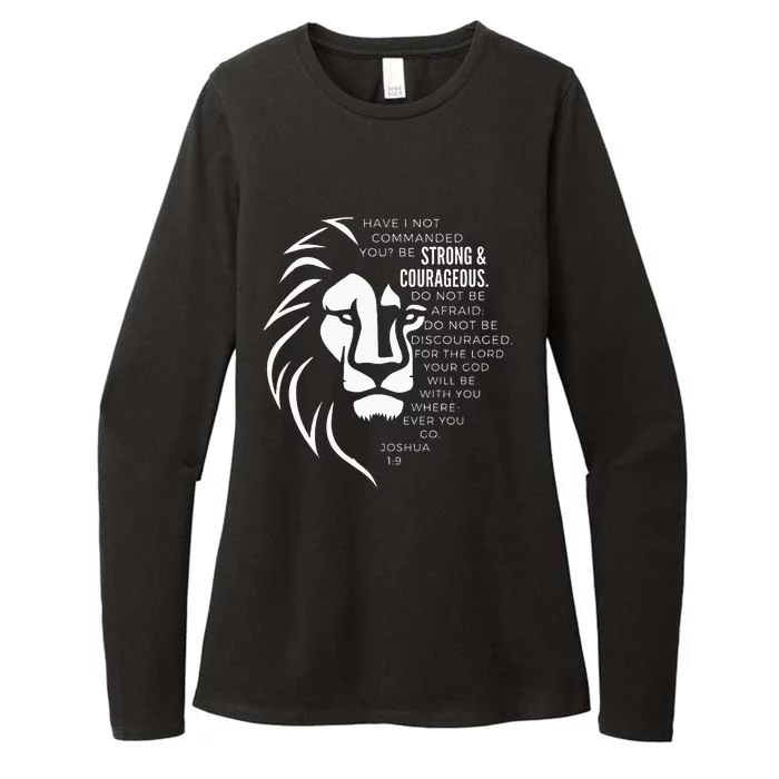 Strong & Courageous Joshua 19 Womens CVC Long Sleeve Shirt