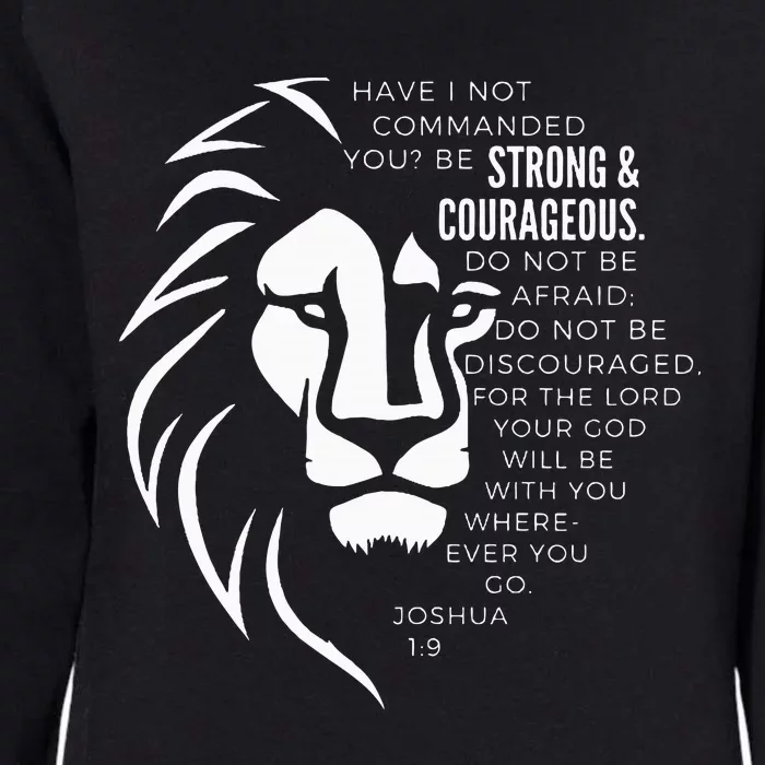 Strong & Courageous Joshua 19 Womens California Wash Sweatshirt