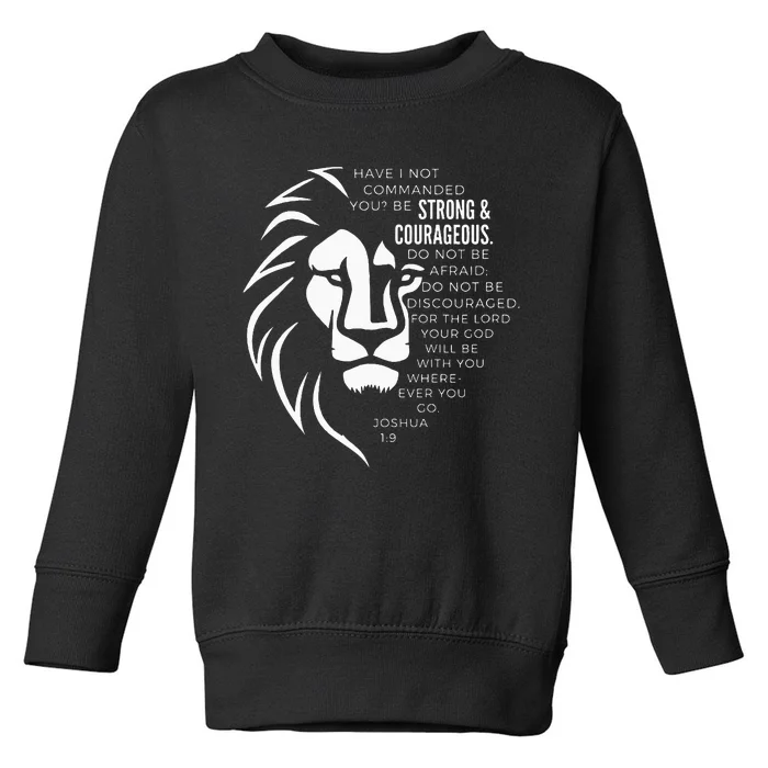 Strong & Courageous Joshua 19 Toddler Sweatshirt