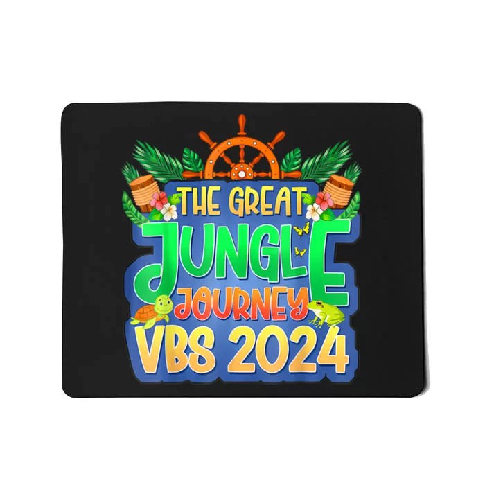 Summer Camp Jungle Journey Vbs 2024 Vacation Bible School Mousepad