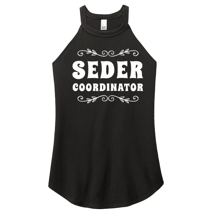 Seder Coordinator Jewish Funny Passover Leader Matzah Matzo Women’s Perfect Tri Rocker Tank