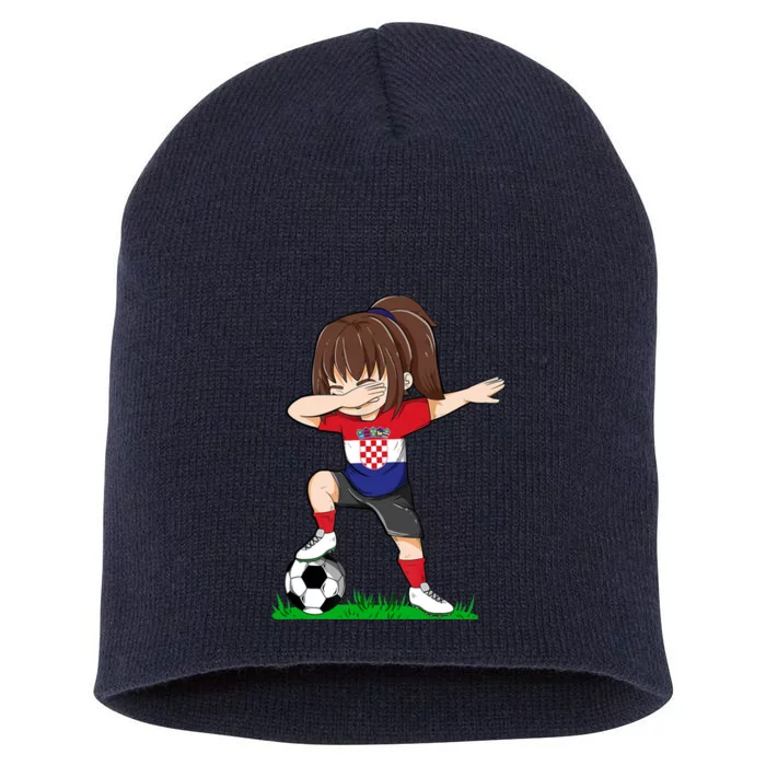 Soccer Croatia Jersey Croatian Flag Football Girls Dab Short Acrylic Beanie