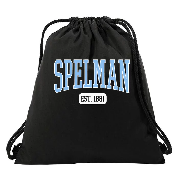 Spelman College Jaguars Est. Date Drawstring Bag