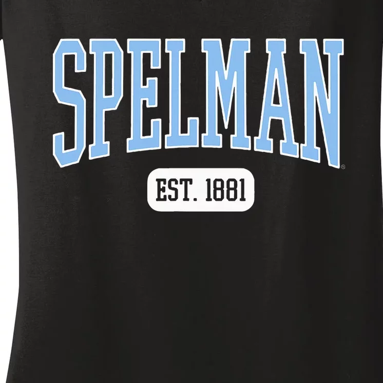 Spelman College Jaguars Est. Date Women's V-Neck T-Shirt