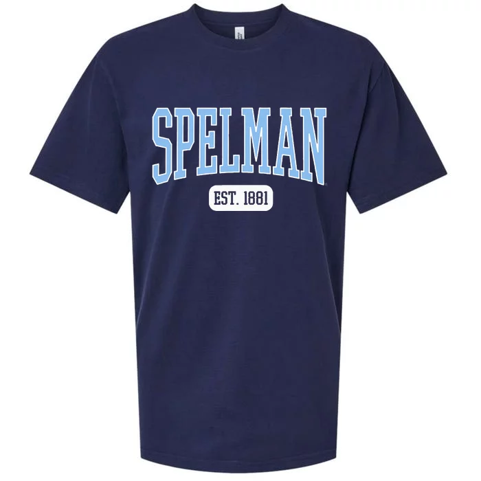 Spelman College Jaguars Est. Date Sueded Cloud Jersey T-Shirt