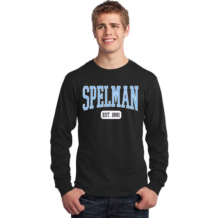 Spelman College Jaguars Est. Date Tall Long Sleeve T-Shirt