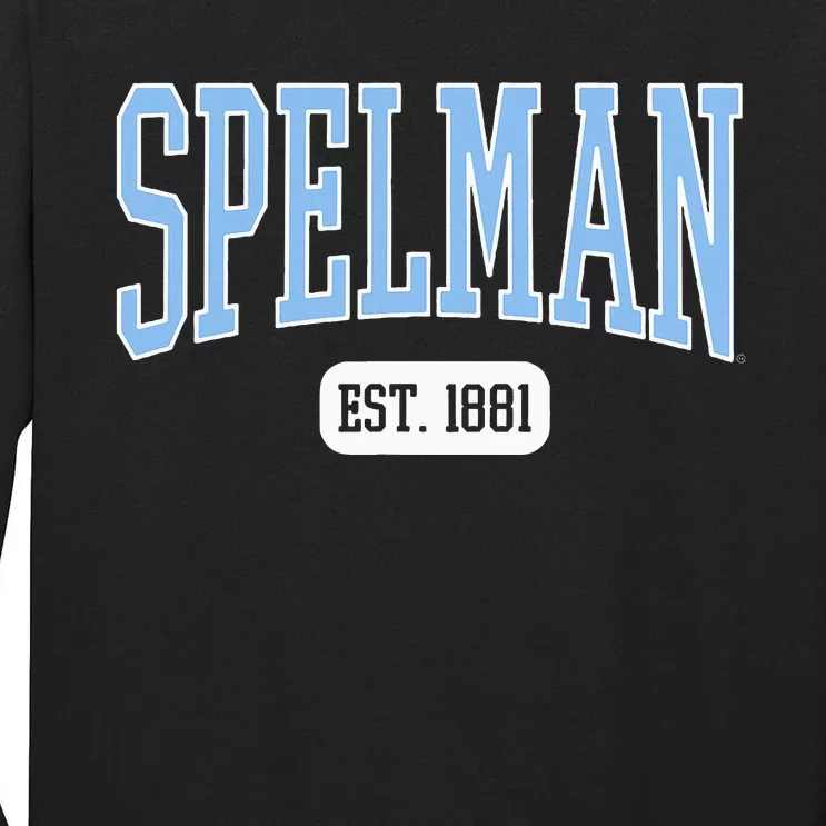 Spelman College Jaguars Est. Date Tall Long Sleeve T-Shirt