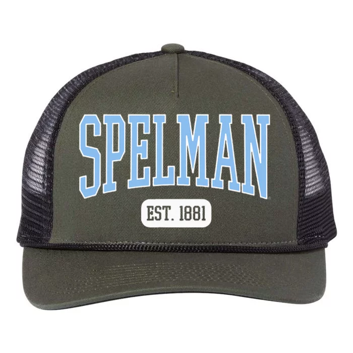 Spelman College Jaguars Est. Date Retro Rope Trucker Hat Cap