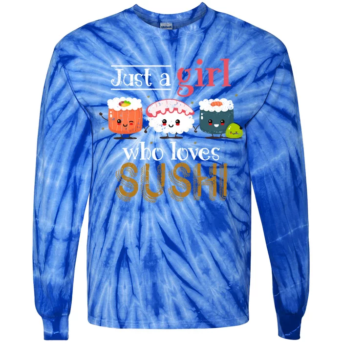 Sushi Chef Japanese Food Lover Kawaii Gift Sushi Gift Tie-Dye Long Sleeve Shirt