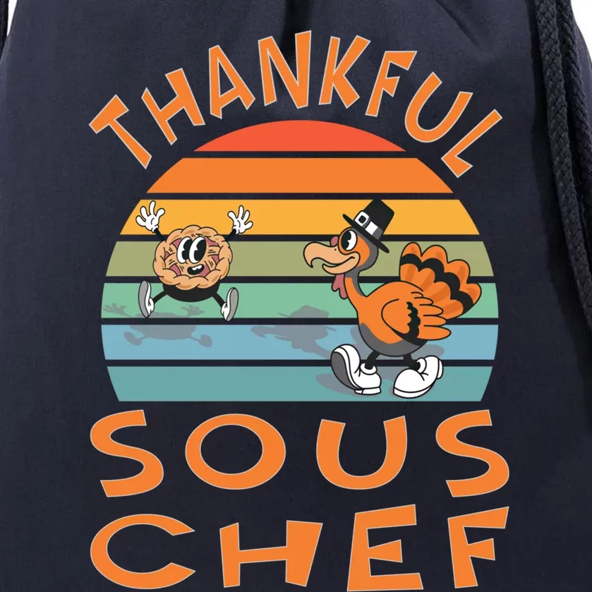 Sous Chef Job Funny Thanksgiving Great Gift Drawstring Bag