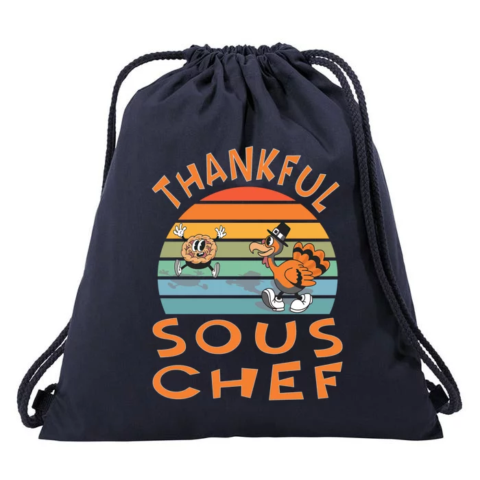 Sous Chef Job Funny Thanksgiving Great Gift Drawstring Bag