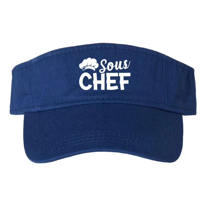 Sous Chef Kitchen Chef Culinary Restaurant Food Cooking Chef Gift Valucap Bio-Washed Visor