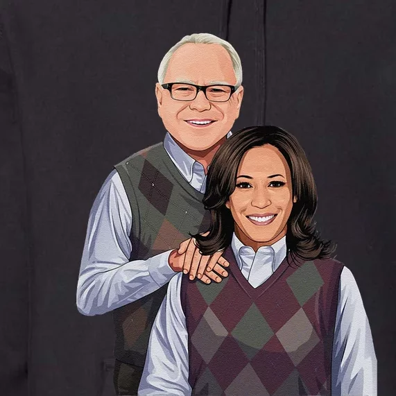 Step Candidates Kamala Harris And Tim Walz 2024 Premium Hoodie