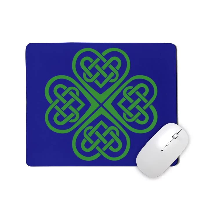 Shamrock Celtic Knot Irish Clover St Patricks Day Celts Gift Mousepad