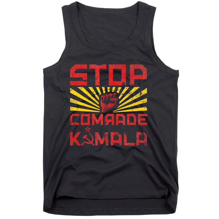 Stop Comrade Kamala Marxist Kamala Tank Top