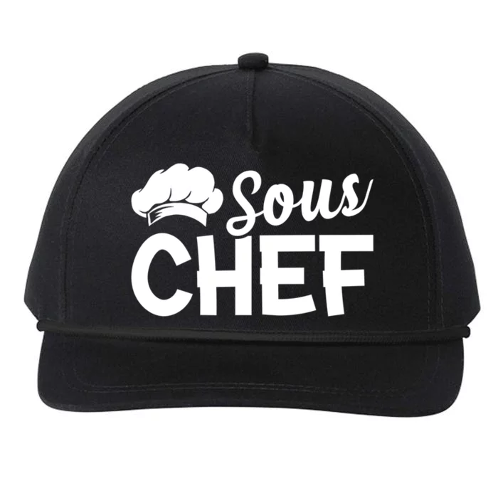 Sous Chef Kitchen Chef Restaurant Food Cooking Culinary Chef Gift Snapback Five-Panel Rope Hat