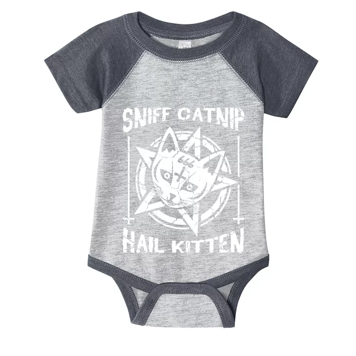 Sniff Catnip Kitten Death Metal Cat Rock Music Infant Baby Jersey Bodysuit