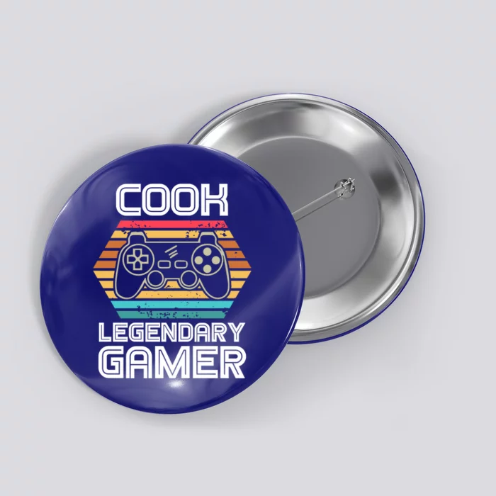 Special Cook Legendary Video Gamer Custom Name Personalized Gift Button