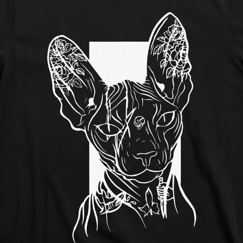 Sphinx cat lover Sphynx hairless cat breed naked cat T-Shirt