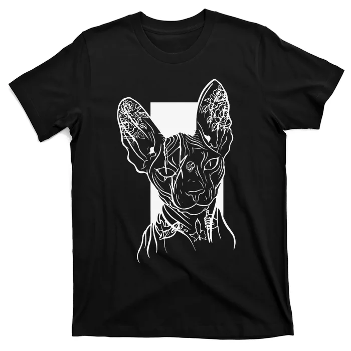 Sphinx cat lover Sphynx hairless cat breed naked cat T-Shirt