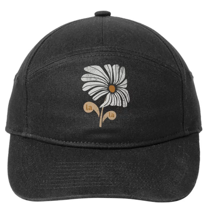 Subtle Comma La Flower 7-Panel Snapback Hat