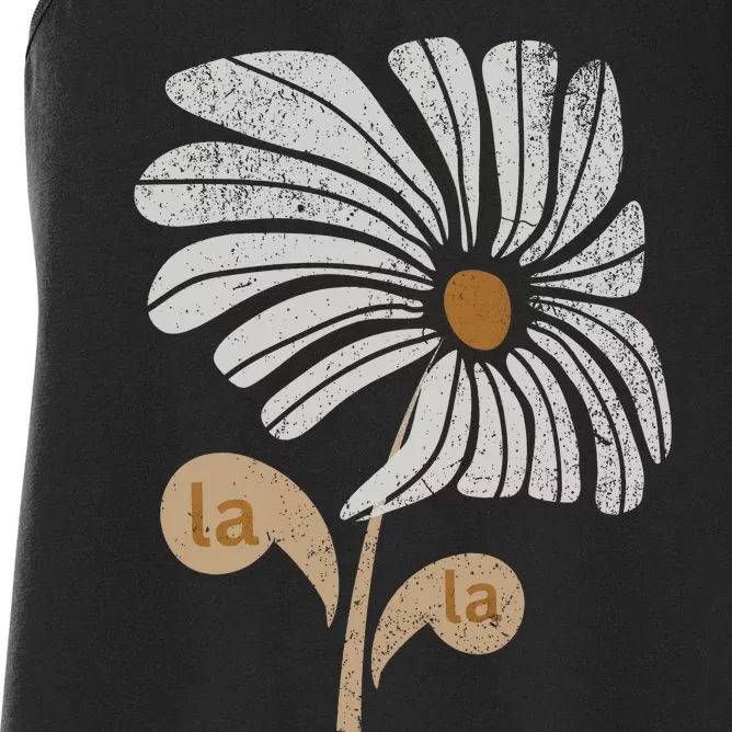 Subtle Comma La Flower Women's Racerback Tank