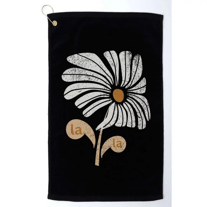 Subtle Comma La Flower Platinum Collection Golf Towel