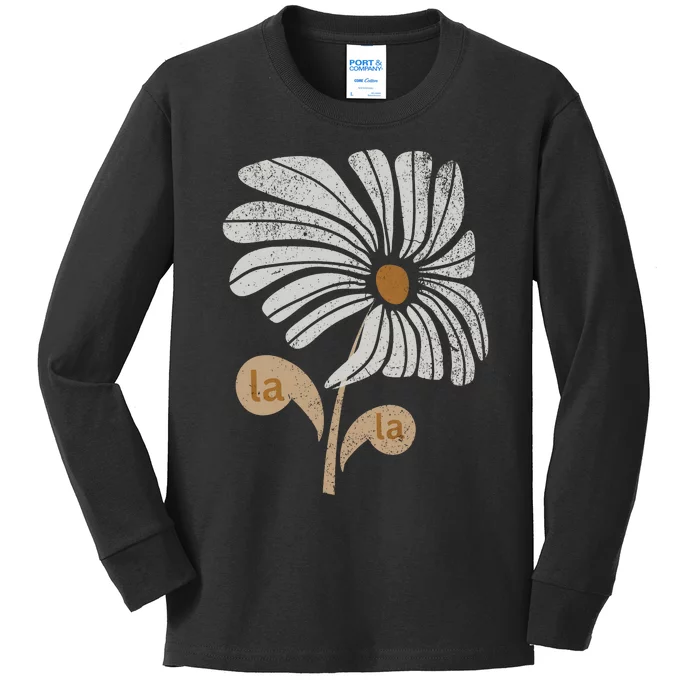 Subtle Comma La Flower Kids Long Sleeve Shirt