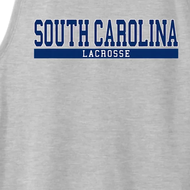 South Carolina Lacrosse Ladies Tri-Blend Wicking Tank