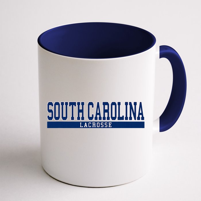 South Carolina Lacrosse Front & Back Coffee Mug