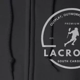 South Carolina Lacrosse Full Zip Hoodie