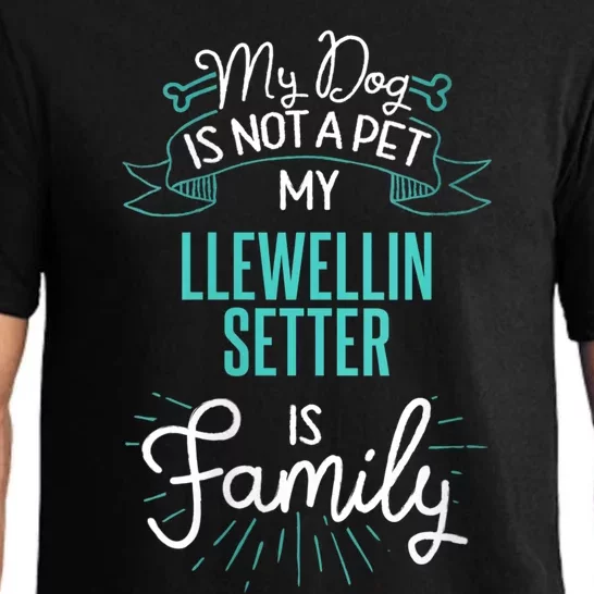 S Cute Llewellin Setter Design Family Dog Gift For Vneck Pajama Set