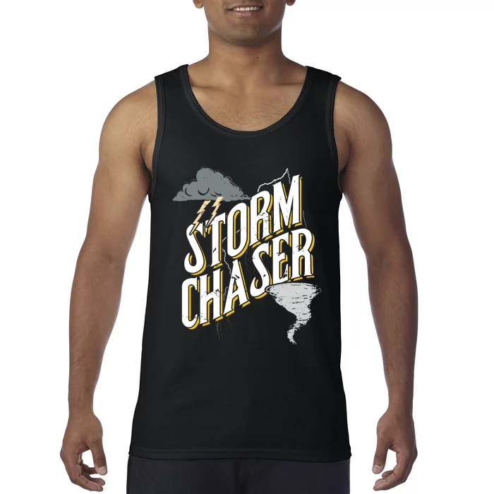 Storm Chaser Lightning | Tornado Hurricane | Storm Chasing Tank Top