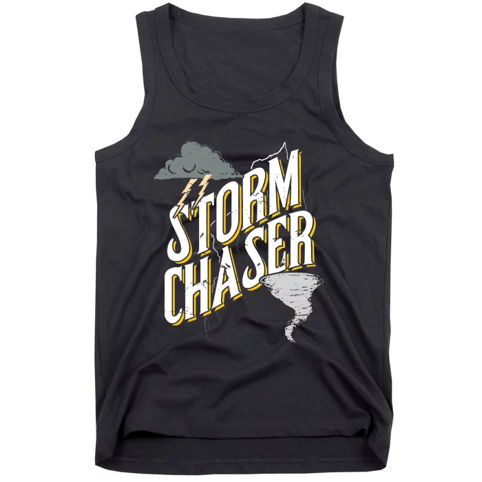 Storm Chaser Lightning | Tornado Hurricane | Storm Chasing Tank Top