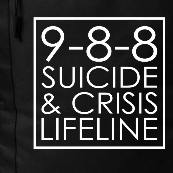 Suicide Crisis Lifeline 988 Vintage Retro Fashion Daily Commute Backpack