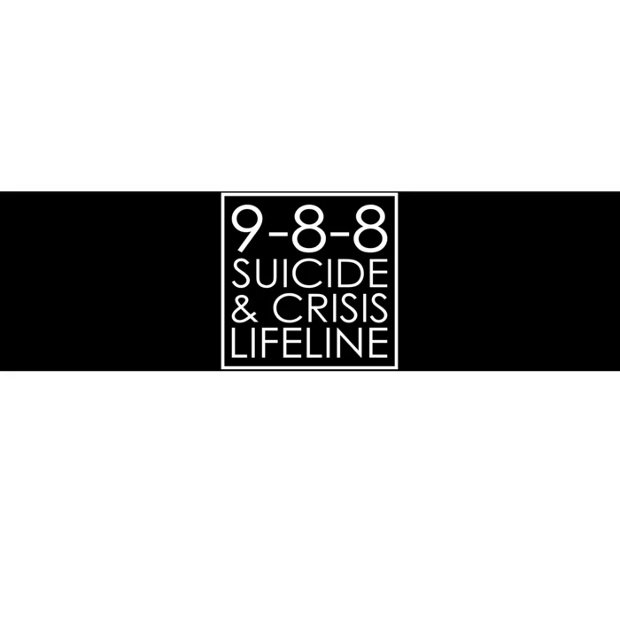 Suicide Crisis Lifeline 988 Vintage Retro Fashion Bumper Sticker