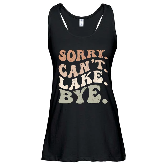 Sorry Can't Lake Bye. Funny Lake Ladies Essential Flowy Tank