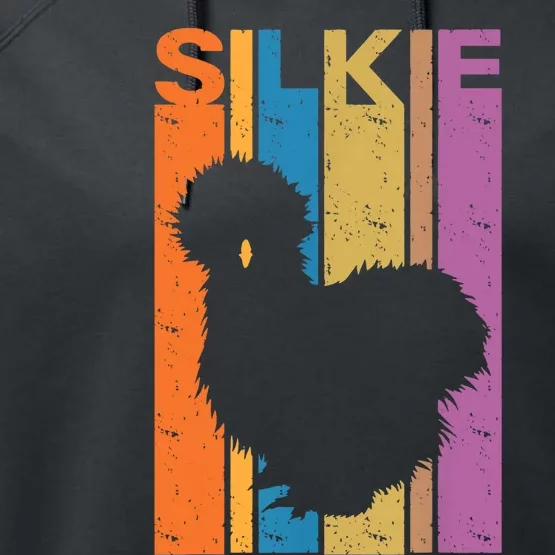 Silkie chicken lover breeder poultry Performance Fleece Hoodie