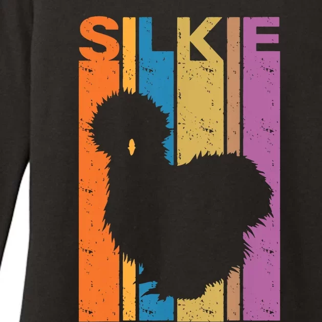 Silkie chicken lover breeder poultry Womens CVC Long Sleeve Shirt