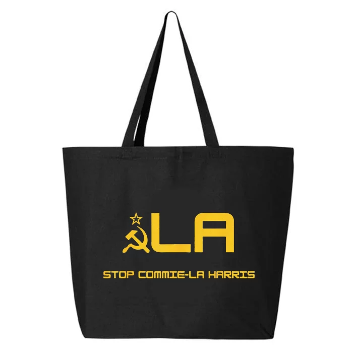 Stop Commie La Harris Stop Kamala Trump 2024 25L Jumbo Tote