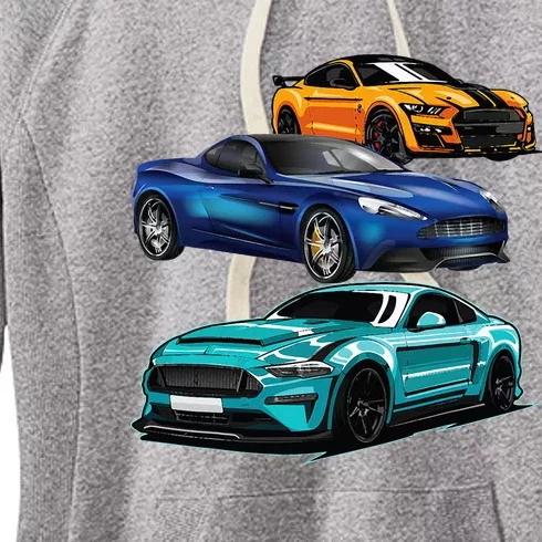 Sport Cars Lovers Gift Street Racing Fans Women's Fleece Hoodie