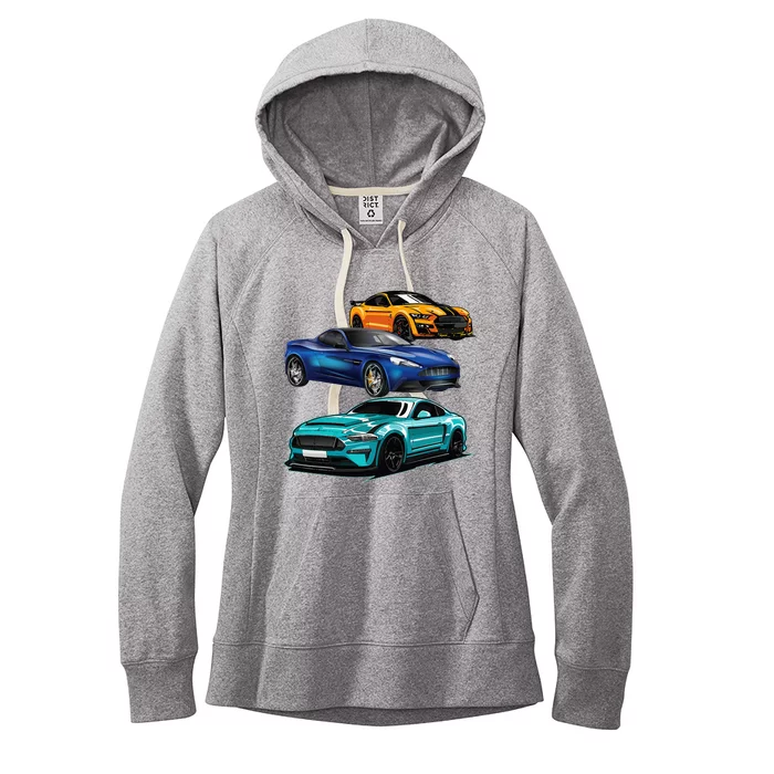 Sport Cars Lovers Gift Street Racing Fans Women's Fleece Hoodie